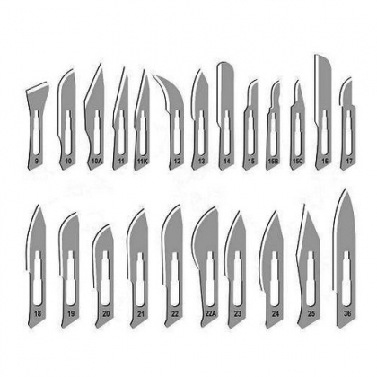 SCALPELS HANDLE & BLADES